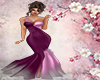 Glamorous Berry Gown