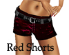 ~B~ Red Shorts w/Belt