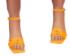 Orange Penny Heels