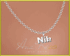 A∞ Necklace "NIK"  F