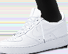 T| AF1 White Shoes F