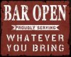 Bar Sign