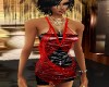 Party Night Dress red/bl