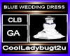 BLUE WEDDING DRESS