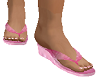 ~P~Sheer Sandals Pink