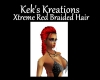Xtreme Red Braided Hair