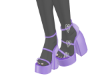 8! ِ Heart Lilac Heels