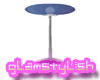 *glam* Blue Oval Lamp