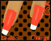 C8K Leeloo Orange Nails