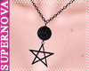 SN. Star Black Necklace