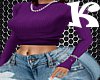 K| Sweat Shirt Purple