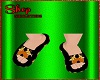 D*giraffe flip flops kid