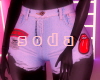 !! patch denim short RLL