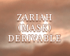 Zariah Mask Derivable