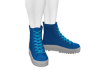 M-Blue Platform Shoes