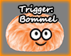 Orange Bommel Pet