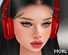Red Headphones