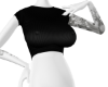Black Cropped Tee