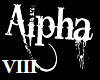 W| Alpha Headsign