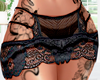 Goth Skirt + Tatto L