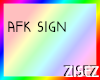 Neon Nights AFK Sign
