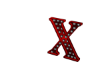 X Letter/sign/mesh
