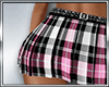 B* Pink Plaid Skirt -RLL