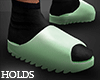 Foam Slides Green M