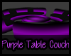 {EL} Purple Table Couch