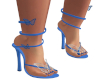 Blue Butterfly Heels