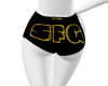 Black Yellow SFG Shorts