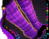 ★ Purple Paw Socks M