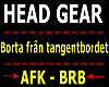 Swedish AFK-BRB HeadGear