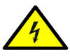 Sign warning electricity