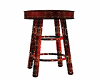red heart kissing stool