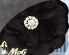 *MG*Black Flower Ring
