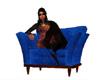  blue cuddle chair