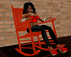 Anim Red Rocking Chair