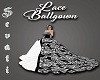B&W Lace Ballgown