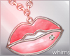HP Lips Necklace