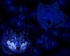 Blue Wolf w/frame