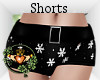 Black Snowflake Shorts