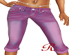 "RD" Jeans Capri  Pink