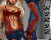 NIX~Red Lacy Jean Outfit