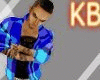 [KB] Plaid Jacket~BLUE1