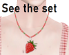 KIDS Strawberry necklace