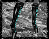 b teal macabre boots