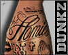 'DZ Homies Hand tattoo