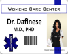 DR DAFINESE ID BADGE