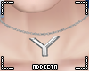 *A* Y Letter Necklace